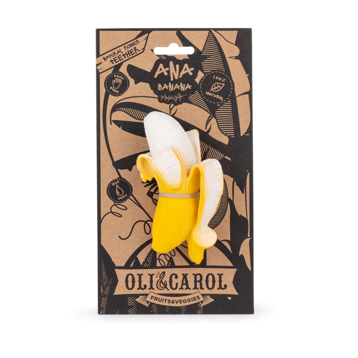Oli & Carol Ana the Banana Baby Teether – Baby Teethers for children, available at Learning Bugs UK