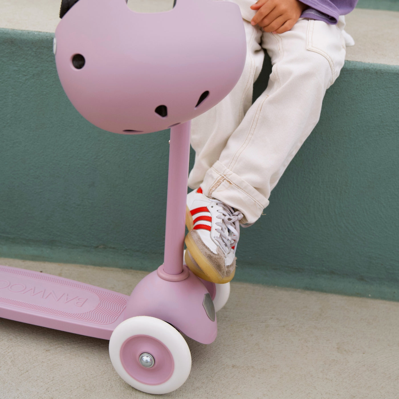 Banwood Eco Helmet – Kids Bike & Scooter Helmet (Lavender)