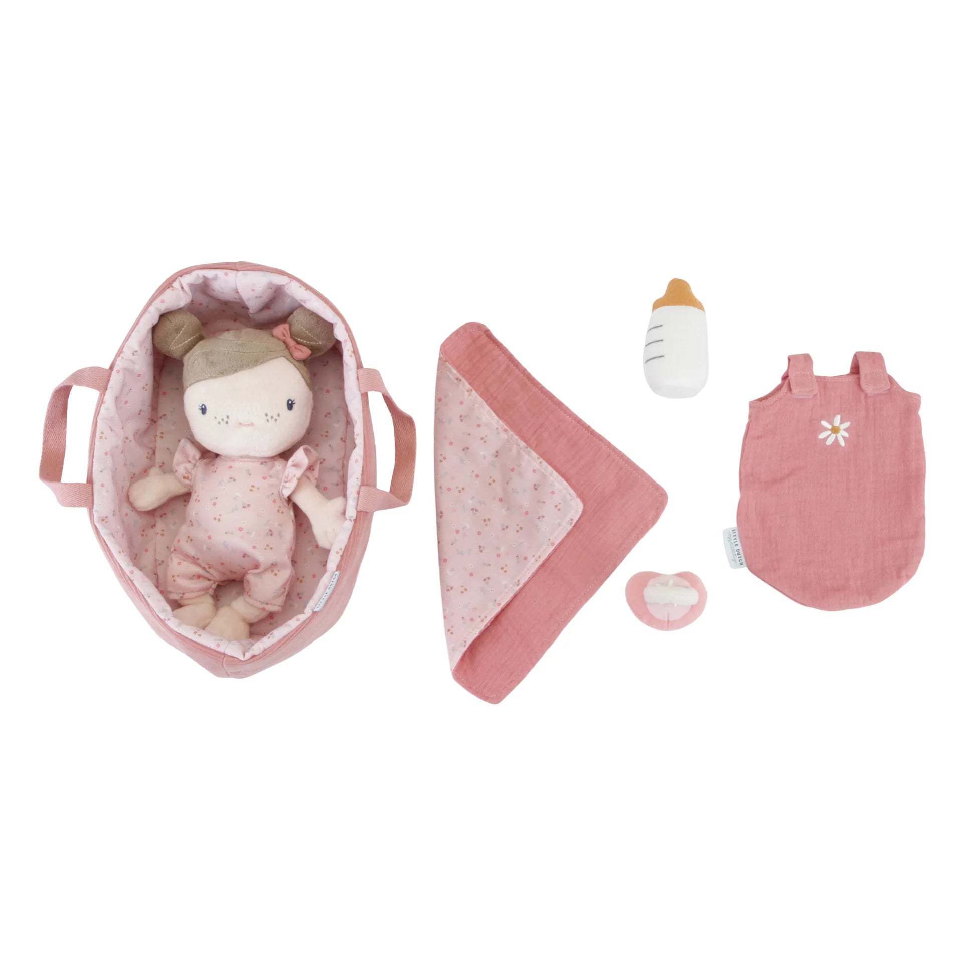 Buy Little Dutch Baby Doll Rosa Set – Soft Toy with Accessories | for kids by Learning Bugs UK
