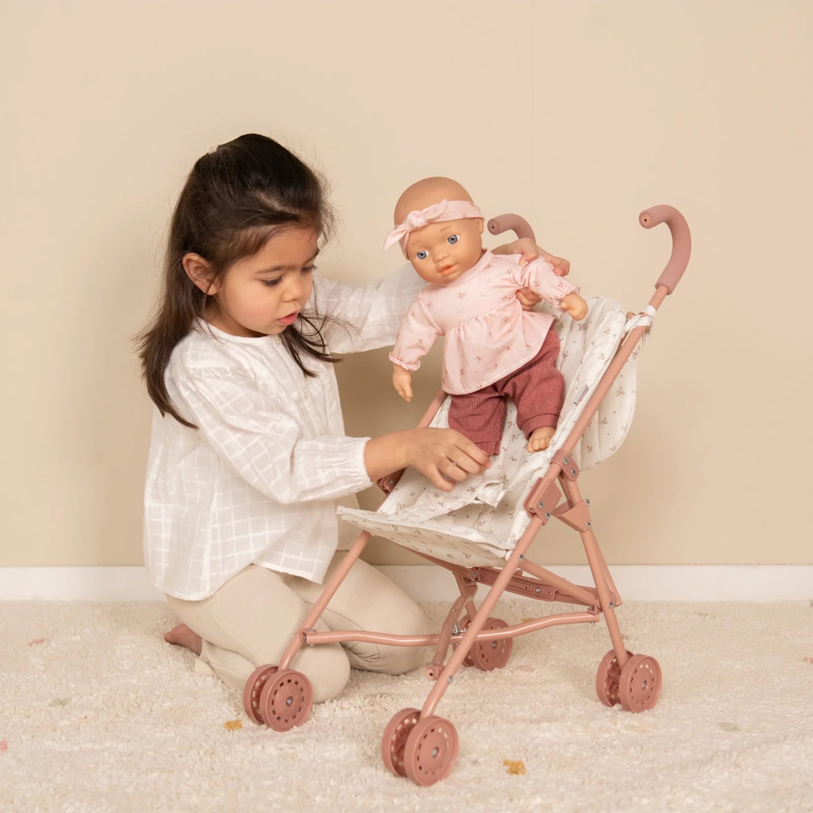 Buy Little Dutch Metal Doll Stroller | for kids by Learning Bugs UK