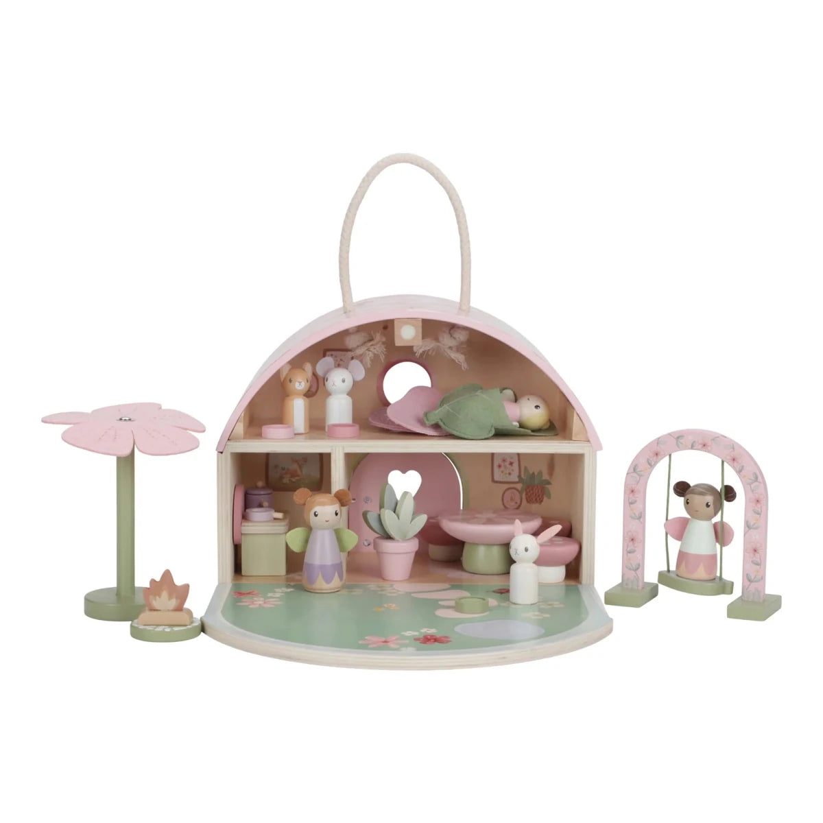 Little Dutch Portable Dolls House Fairy Garden – Doll House for children, available at Learning Bugs UK