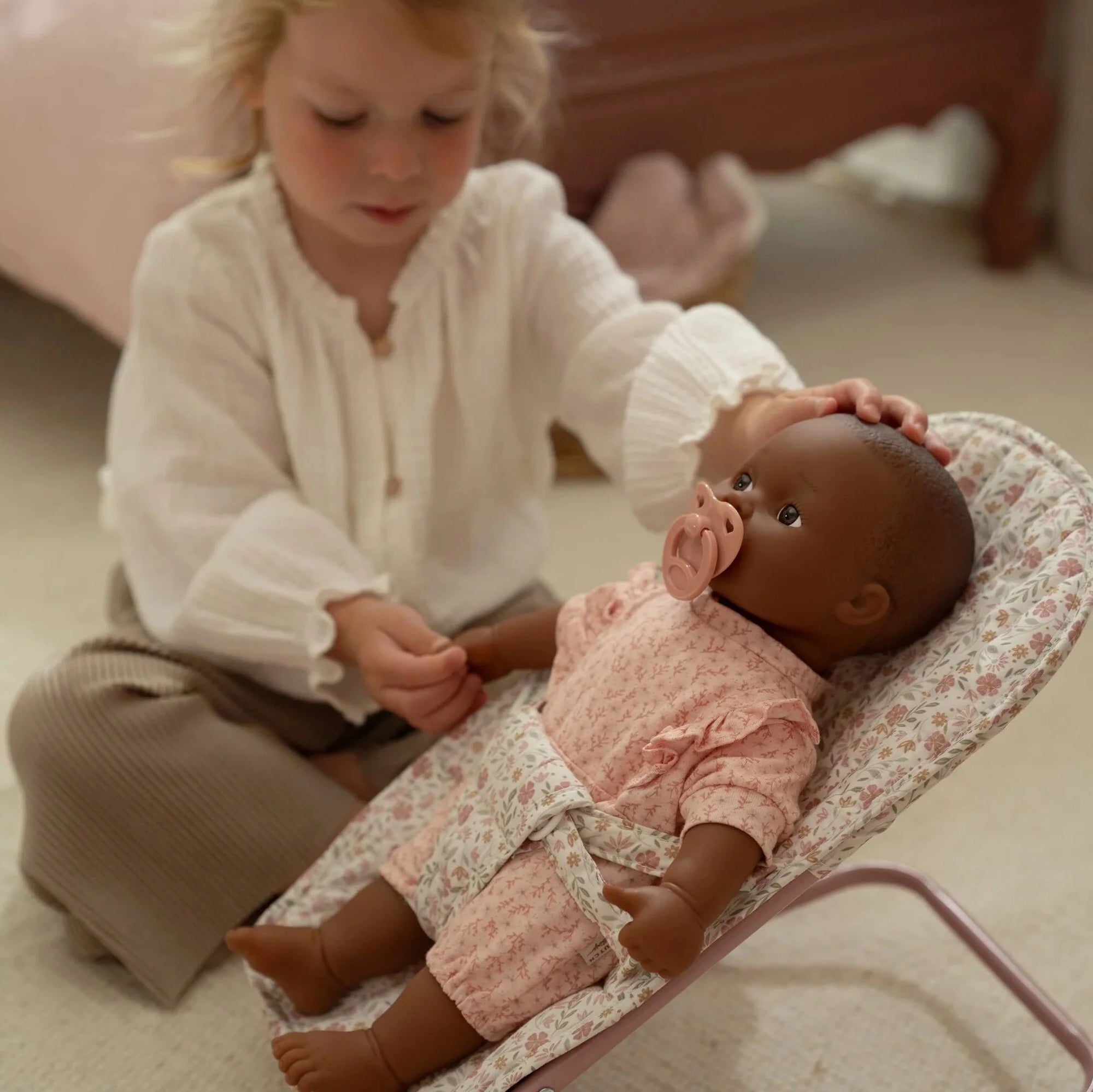 Buy Little Dutch Baby Doll Bouncer | for kids by Learning Bugs UK