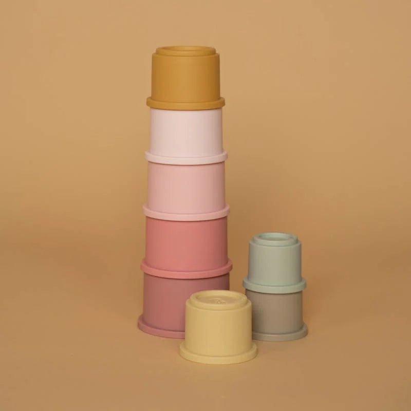 Buy Little Dutch Stacking Cups Pink | for kids by Learning Bugs UK