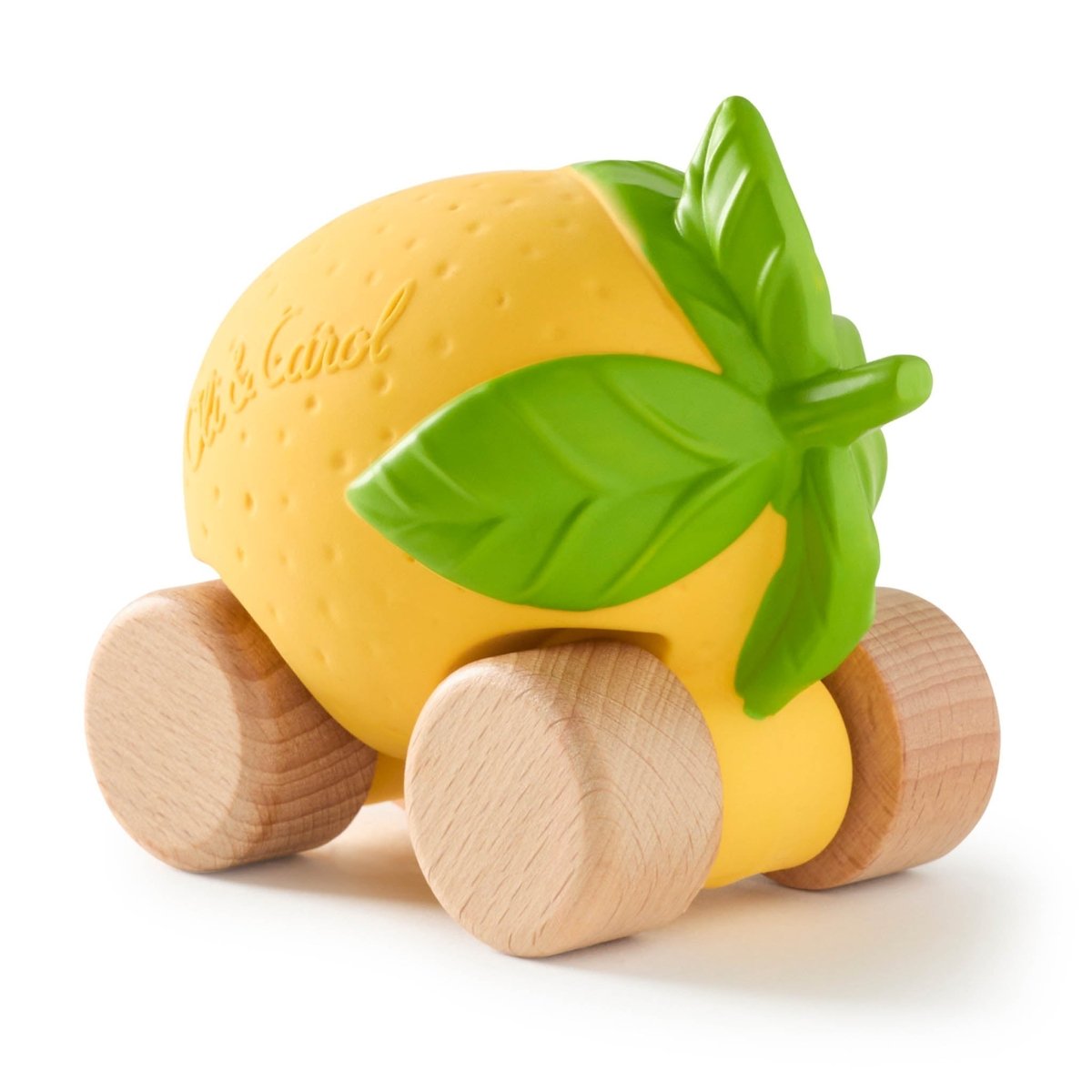 Oli & Carol Lou the Lemon Car – Baby Sensory Toys for children, available at Learning Bugs UK