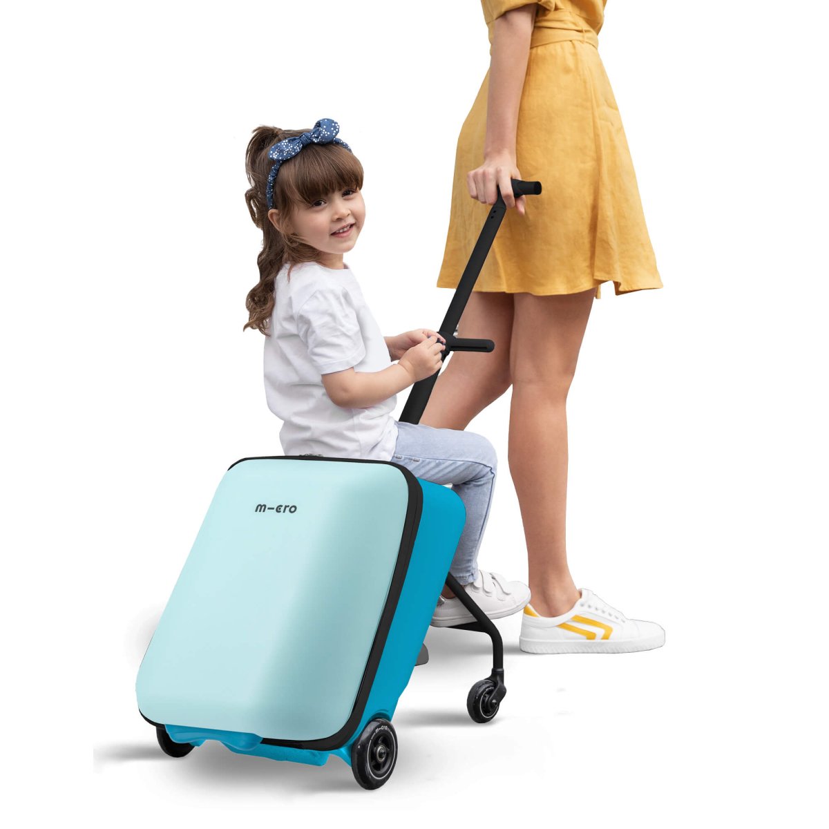 Micro Scooters Eazy Ride On Luggage – Suitcase Scooters for children, available at Learning Bugs UK
