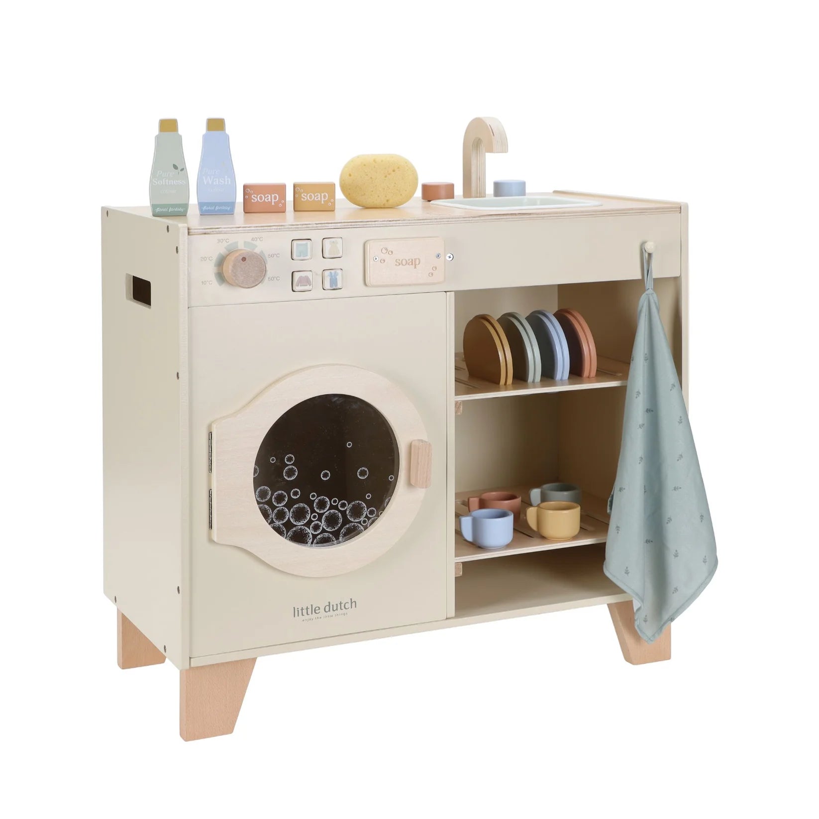 Little Dutch Wooden Washing Machine