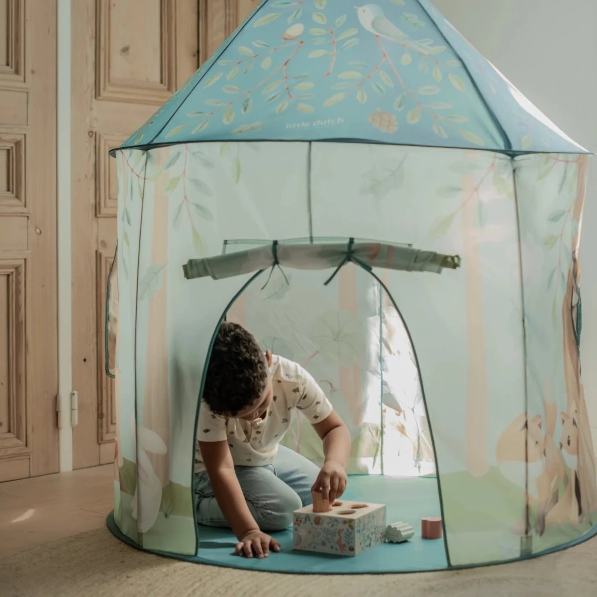Little Dutch Play Tent & Crawl Tunnel Bundle | Fairy or Forest – Play Tents for children, available at Learning Bugs UK