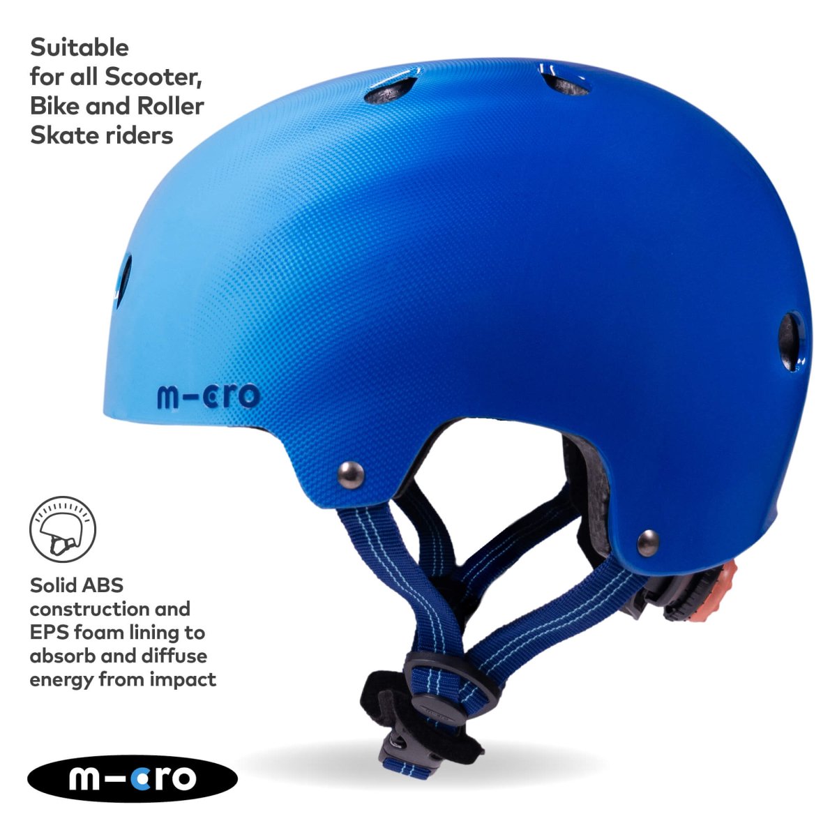 Micro Scooters Micro Printed Deluxe Helmet – Helmets for children, available at Learning Bugs UK