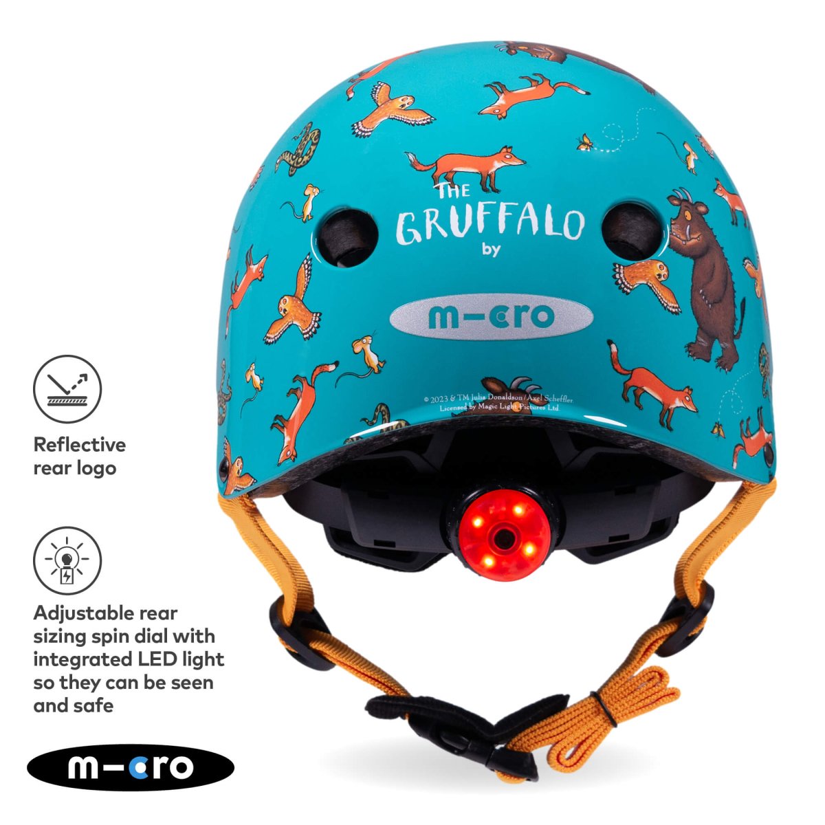 Micro Scooters Micro Gruffalo Helmet – Helmets for children, available at Learning Bugs UK