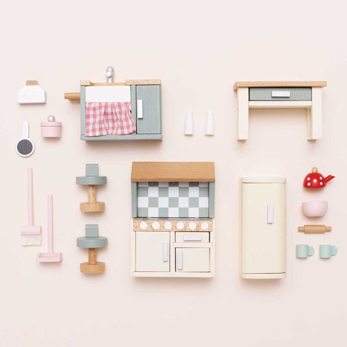 Deluxe Doll House Furniture Collection – Dollhouses for children, available at Learning Bugs UK