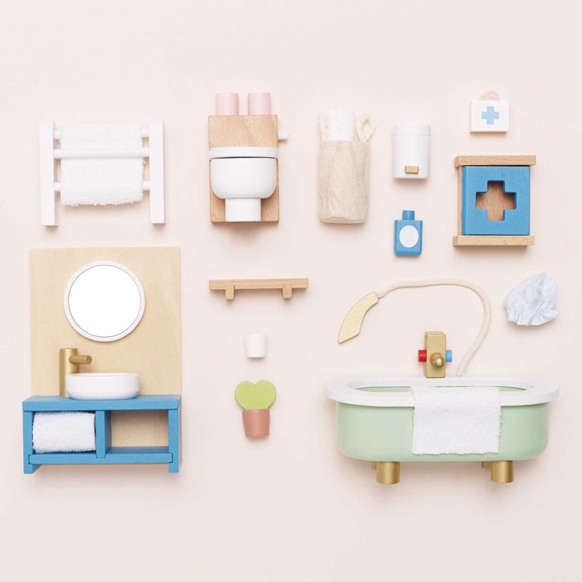 Deluxe Doll House Furniture Collection – Dollhouses for children, available at Learning Bugs UK