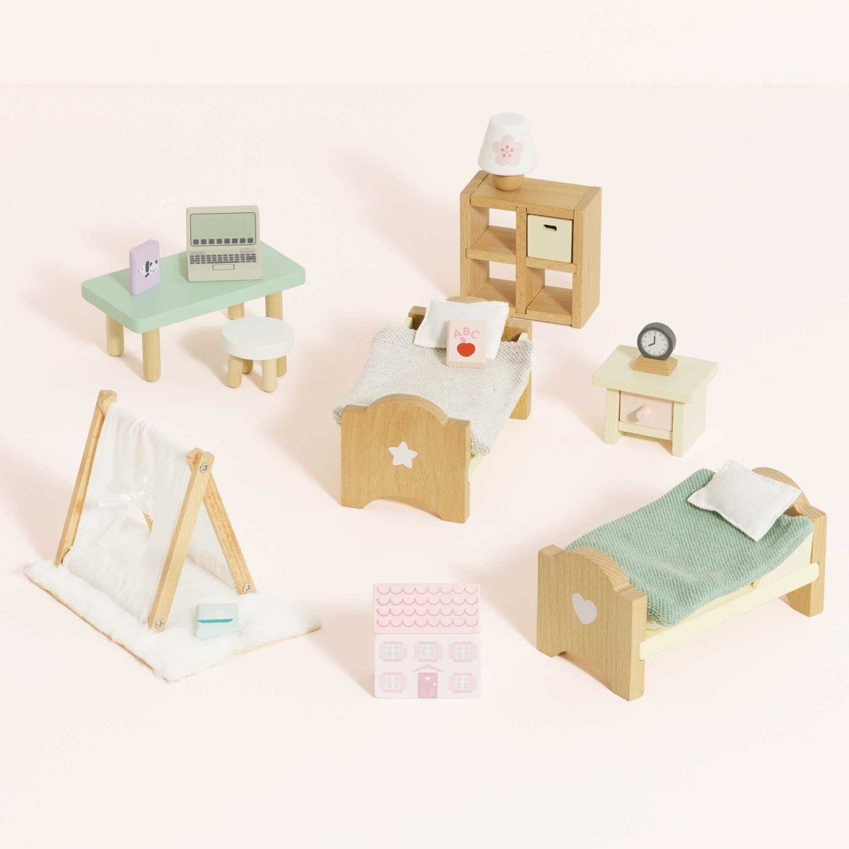 Deluxe Doll House Furniture Collection – Dollhouses for children, available at Learning Bugs UK