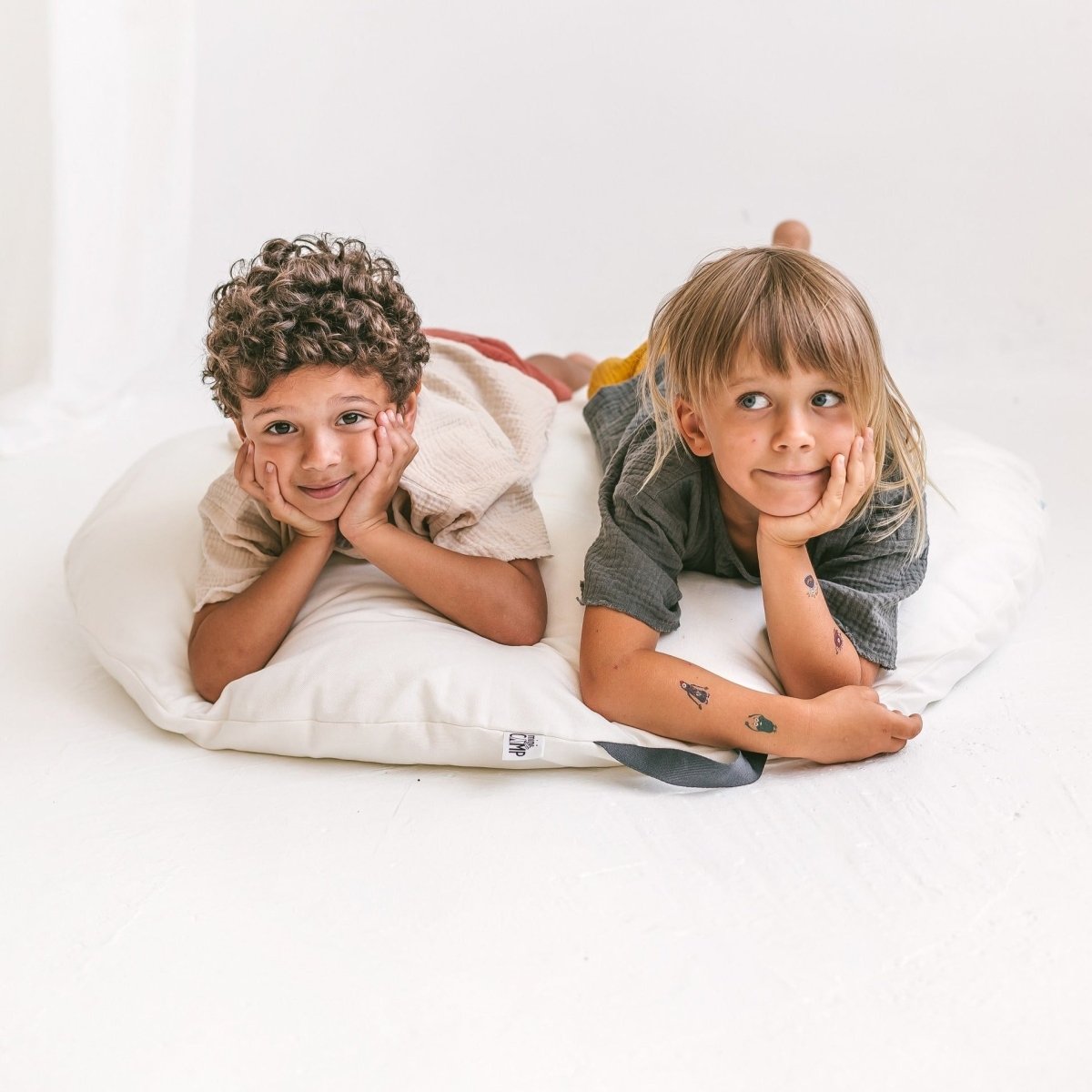 MINICAMP Lounger Floor Pillow with Handle – Floor Pillows for children, available at Learning Bugs UK
