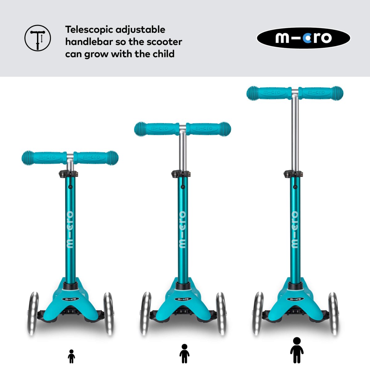 Mini Micro Scooter Deluxe LED – for children, available at Learning Bugs UK