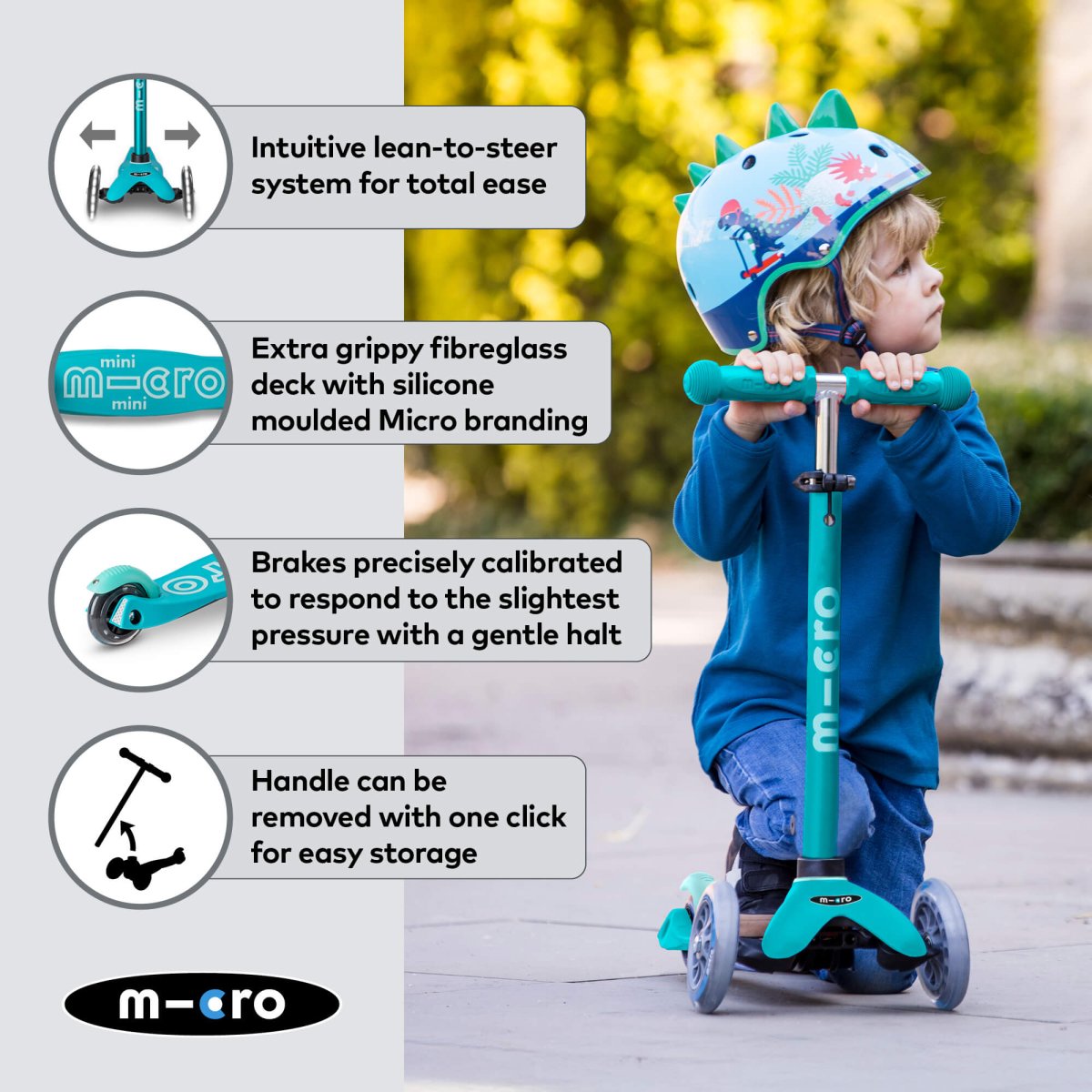 Mini Micro Scooter Deluxe LED – for children, available at Learning Bugs UK