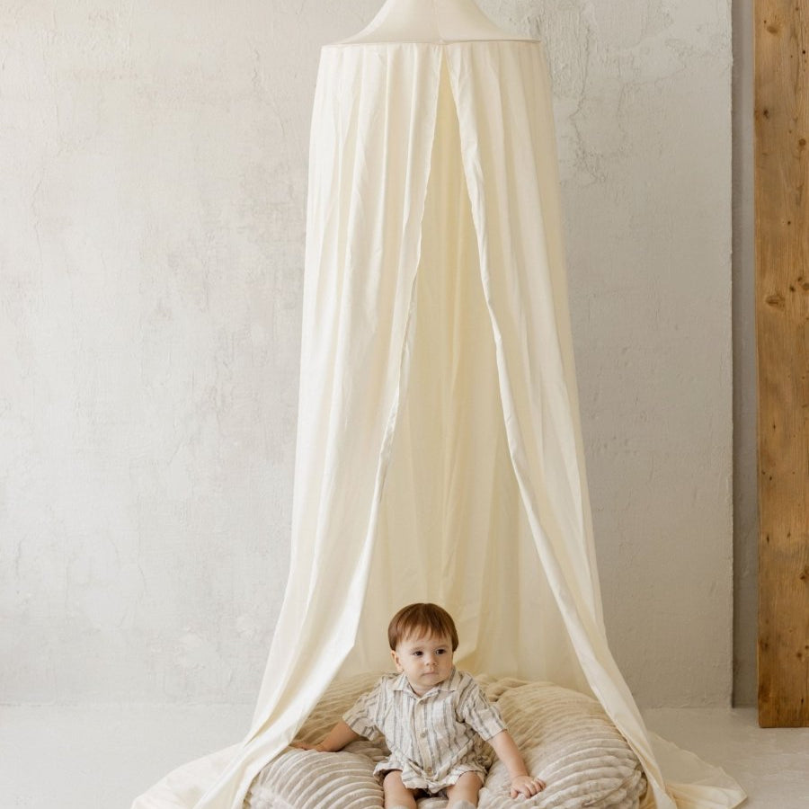 MINICAMP Hanging Canopy for Toddler Bed or Play Space – Teepees for children, available at Learning Bugs UK