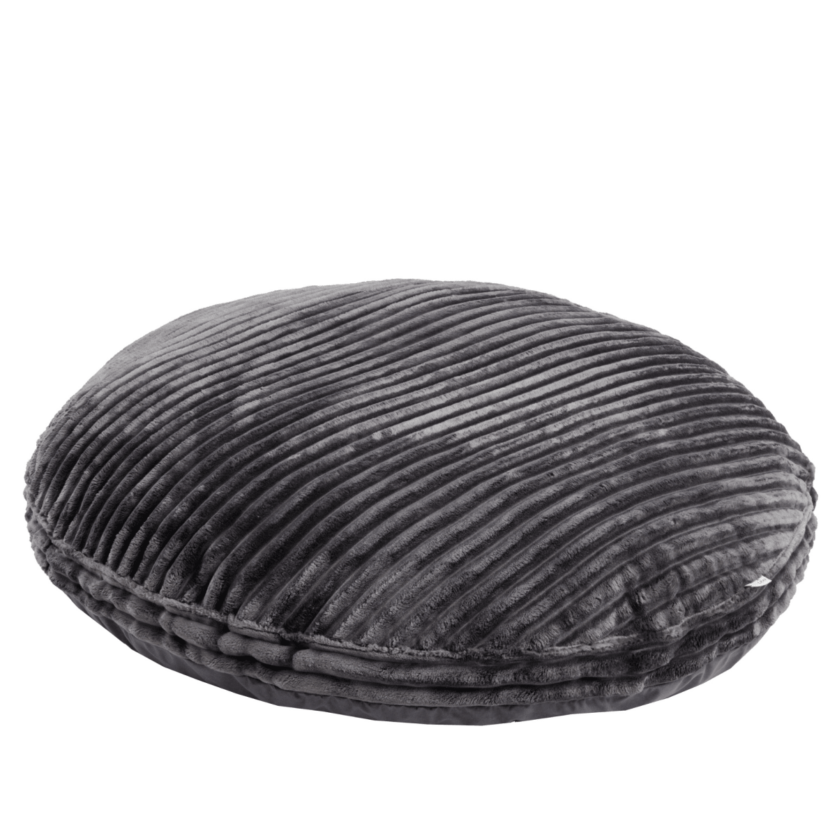 MINICAMP Large Kids Floor Cushion in dark grey corduroy – Floor Pillows for children, available at Learning Bugs UK