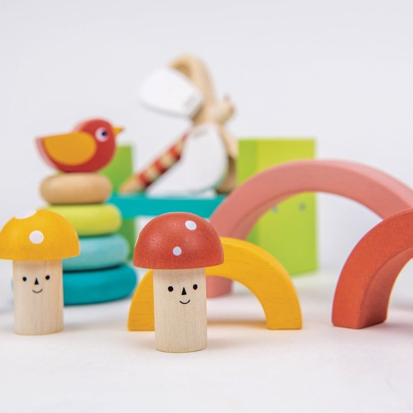 18 Months Garden Playtime Set – wooden toddler toy for children, available at Learning Bugs UK
