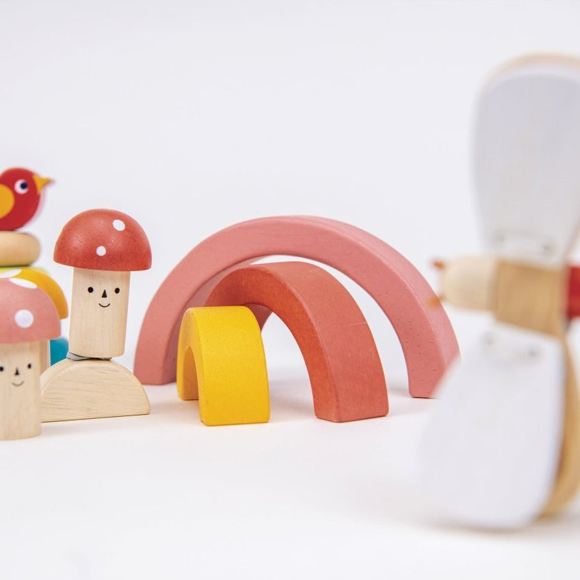 18 Months Garden Playtime Set – wooden toddler toy for children, available at Learning Bugs UK