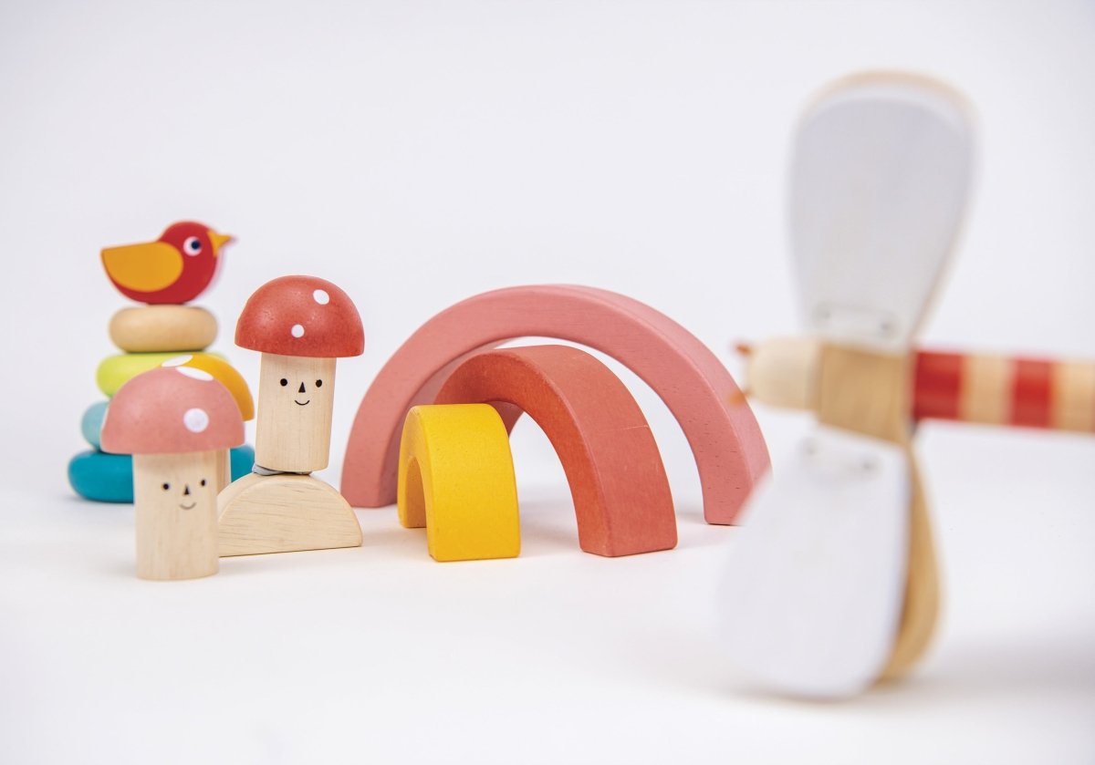 18 Months Garden Playtime Set – wooden toddler toy for children, available at Learning Bugs UK