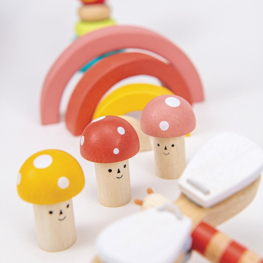 18 Months Garden Playtime Set – wooden toddler toy for children, available at Learning Bugs UK