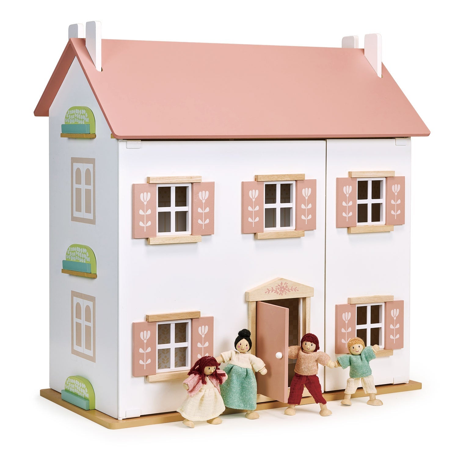 Buy Clover Dolls House | Wooden dolls house for kids by Learning Bugs UK