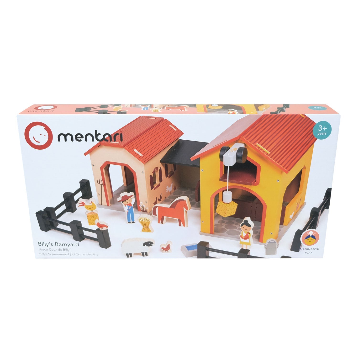 Buy Billy's Barnyard | Wooden farm playset for kids by Learning Bugs UK
