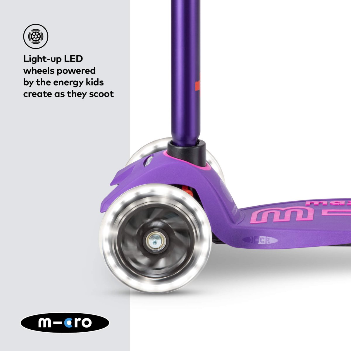 Micro Scooters Maxi Micro Scooter Deluxe LED – Scooters for children, available at Learning Bugs UK