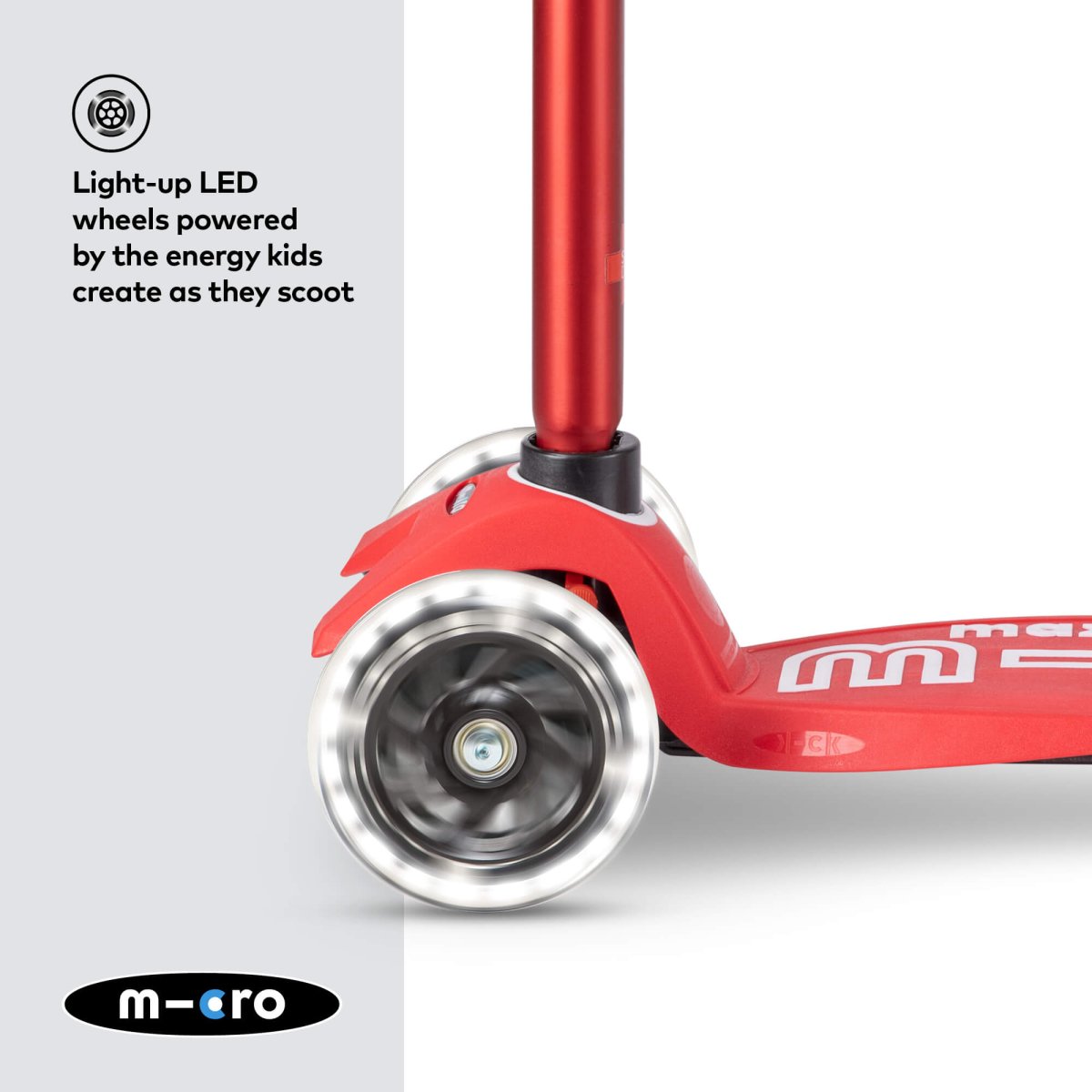 Micro Scooters Maxi Micro Scooter Deluxe LED – Scooters for children, available at Learning Bugs UK