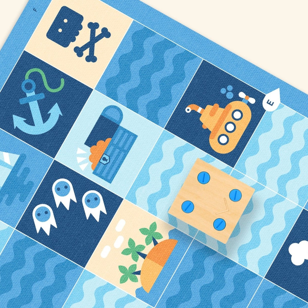 Cubetto Blue Ocean Adventure Map by Cubetto - Learning Bugs UK