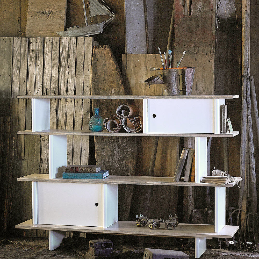 Oeuf Mini Library - White & Birch, view 9