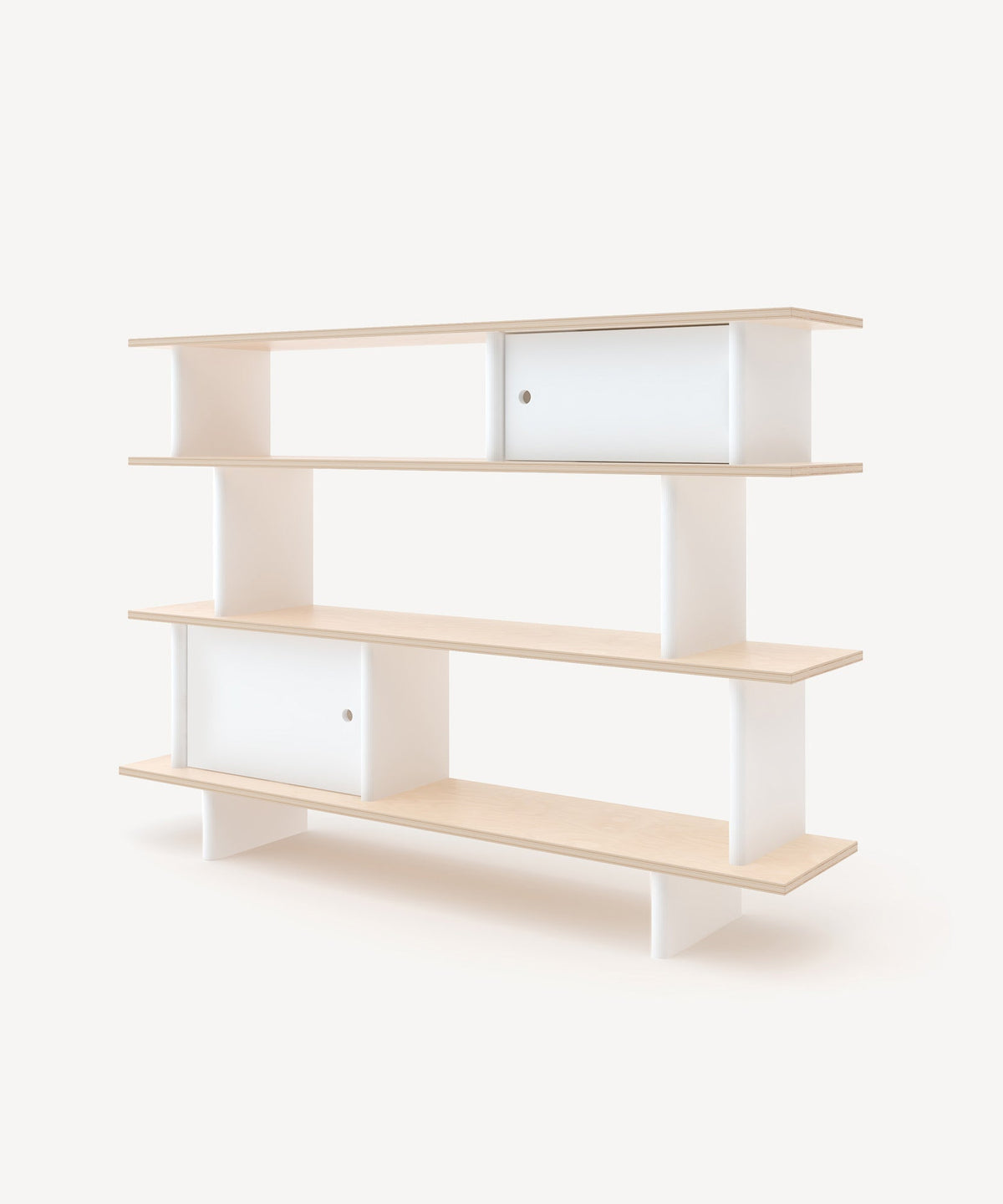 Oeuf Mini Library - White & Birch