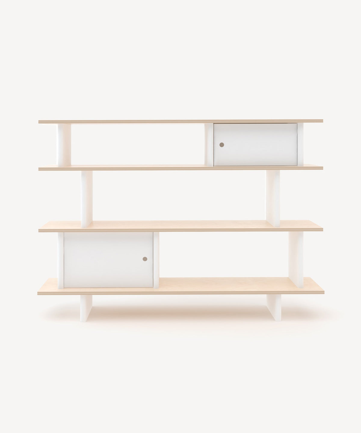 Oeuf Mini Library - White & Birch, view 2