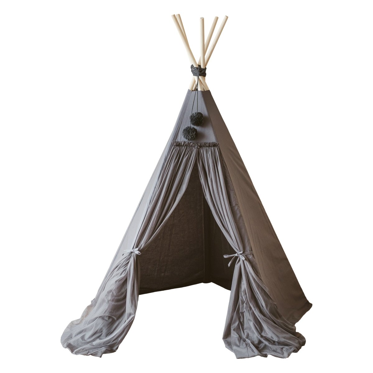 MINICAMP Fairy Kids Play Tent in Grey – Teepees for children, available at Learning Bugs UK