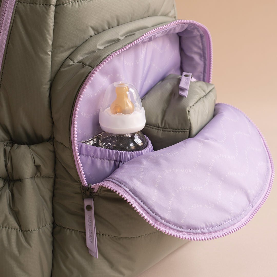 Buy Baby Changing Backpack - Olive | Changing Bags & Travel Changing Mats for kids by Learning Bugs UK