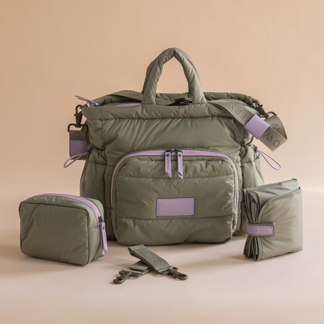 Buy Baby Changing Tote Bag - Olive | Changing Bags & Travel Changing Mats for kids by Learning Bugs UK