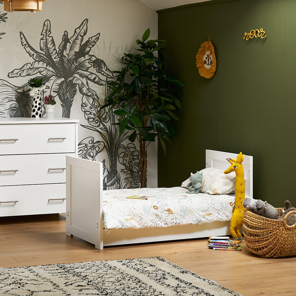 Obaby Nika Mini 2 Piece Room Set - White Wash