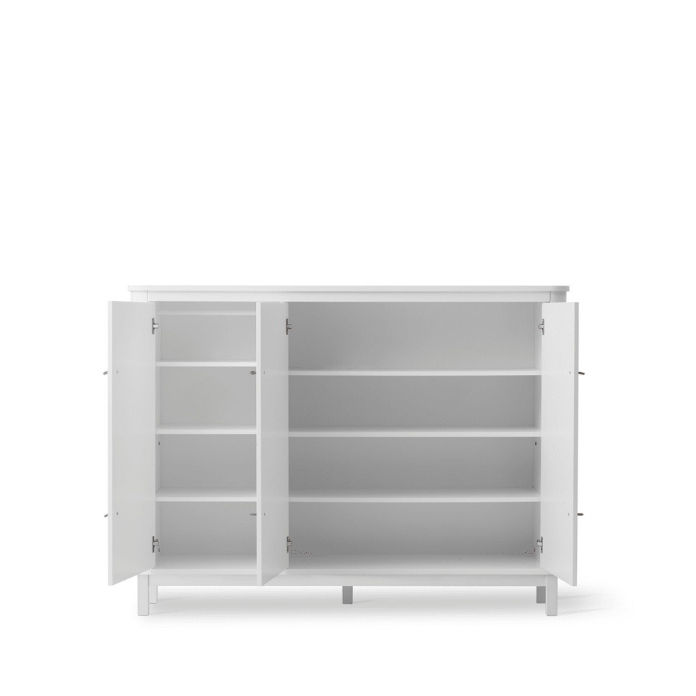 Oliver Furniture Wood Multi Cupboard 3 Doors - White, view 4