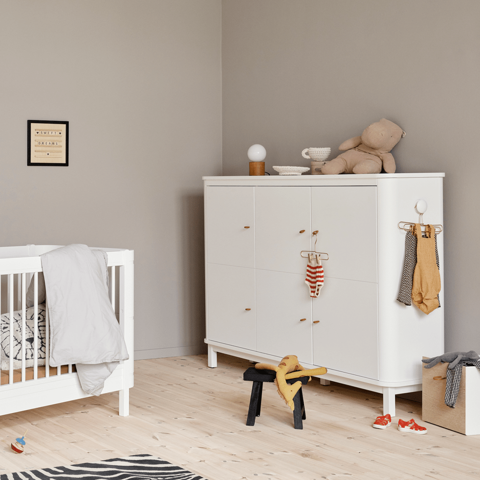 Oliver Furniture Wood Multi Cupboard 3 Doors - White, view 2
