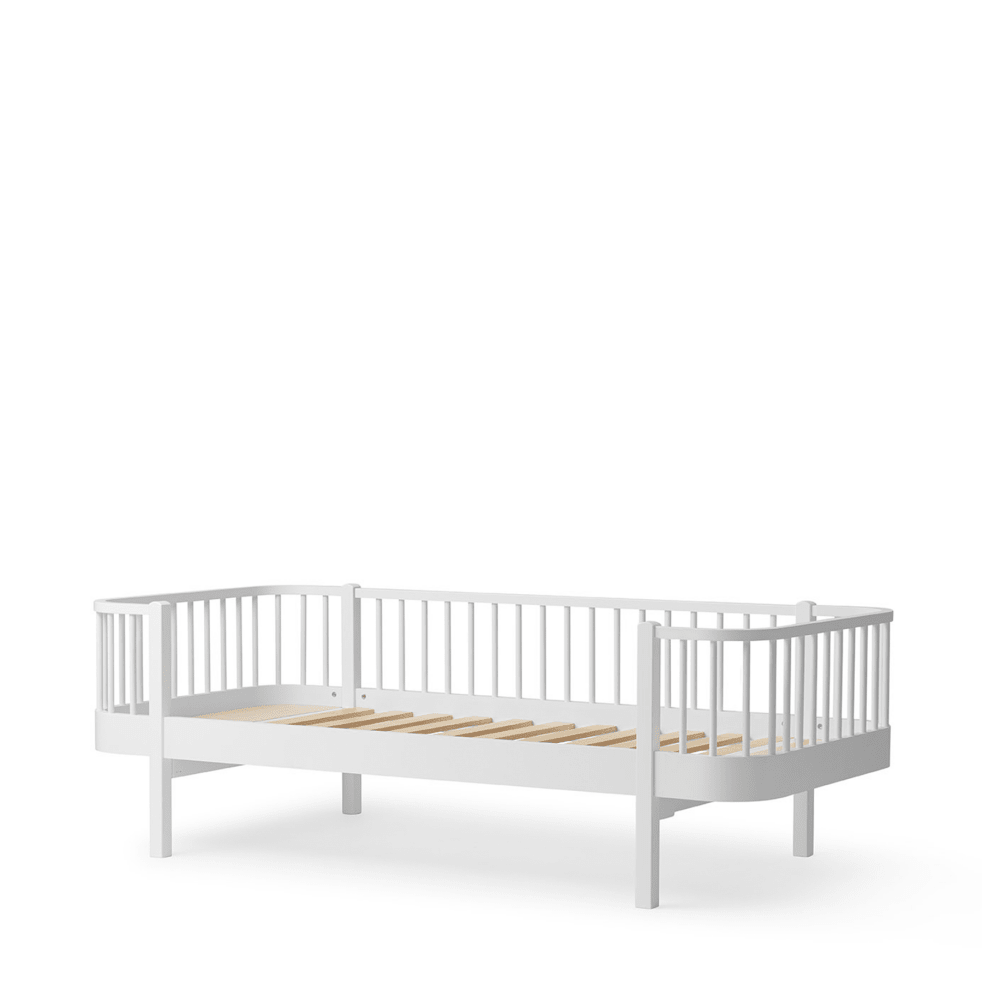 Wood Original Day Bed - White – Single Beds for children, available at Learning Bugs UK