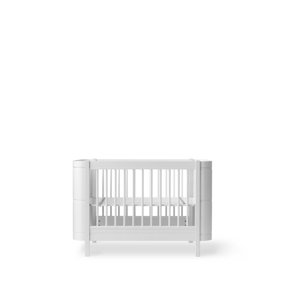 Mini+ Cot Bed Incl. Junior Kit - White (0-9 Years) – Cot Beds for children, available at Learning Bugs UK