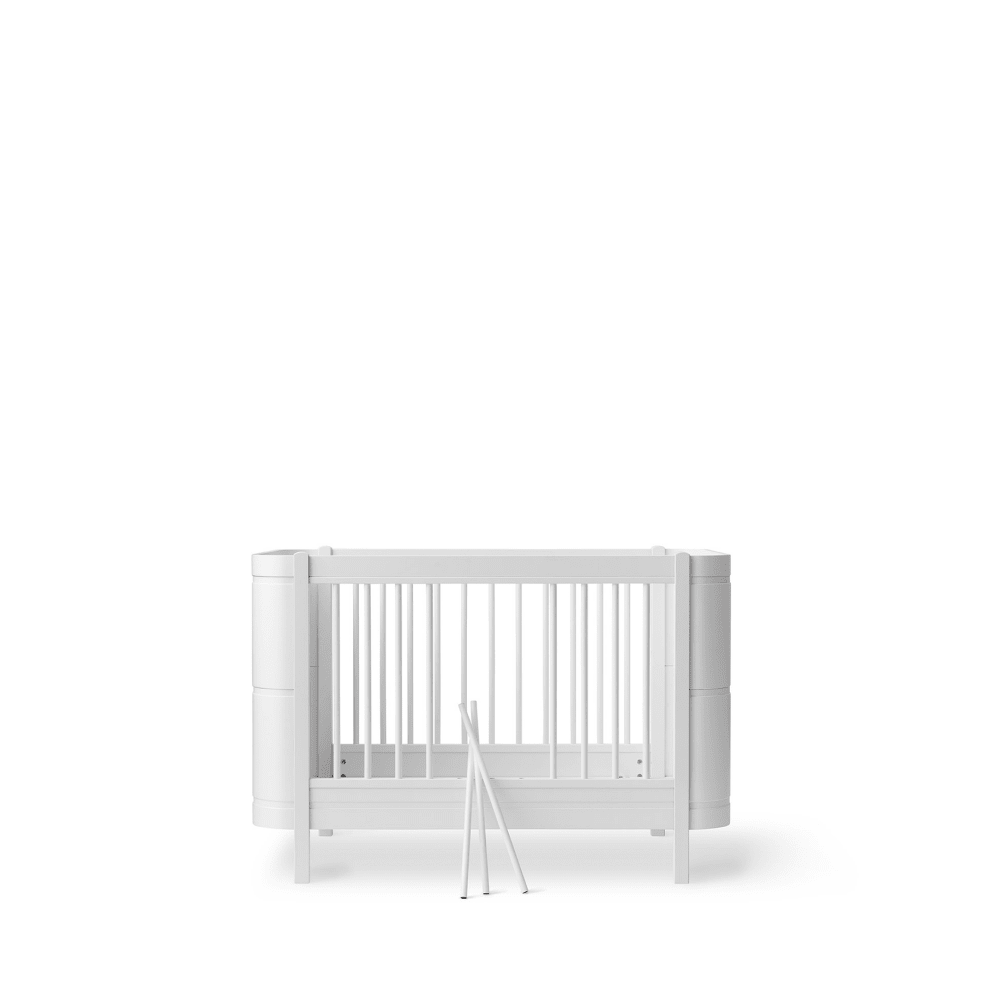 Mini+ Cot Bed - White – Cot Beds for children, available at Learning Bugs UK