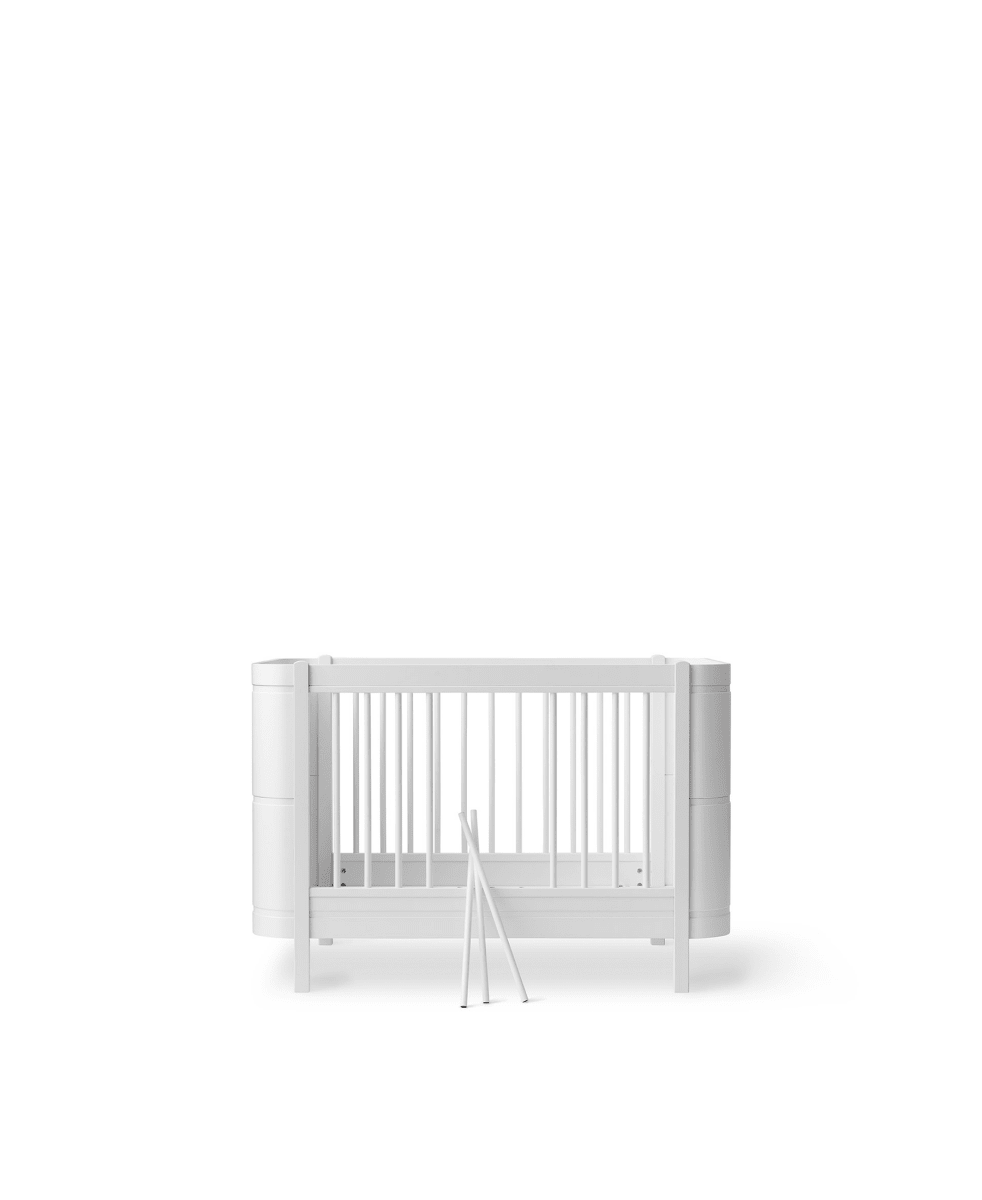Mini+ Cot Bed - White – Cot Beds for children, available at Learning Bugs UK