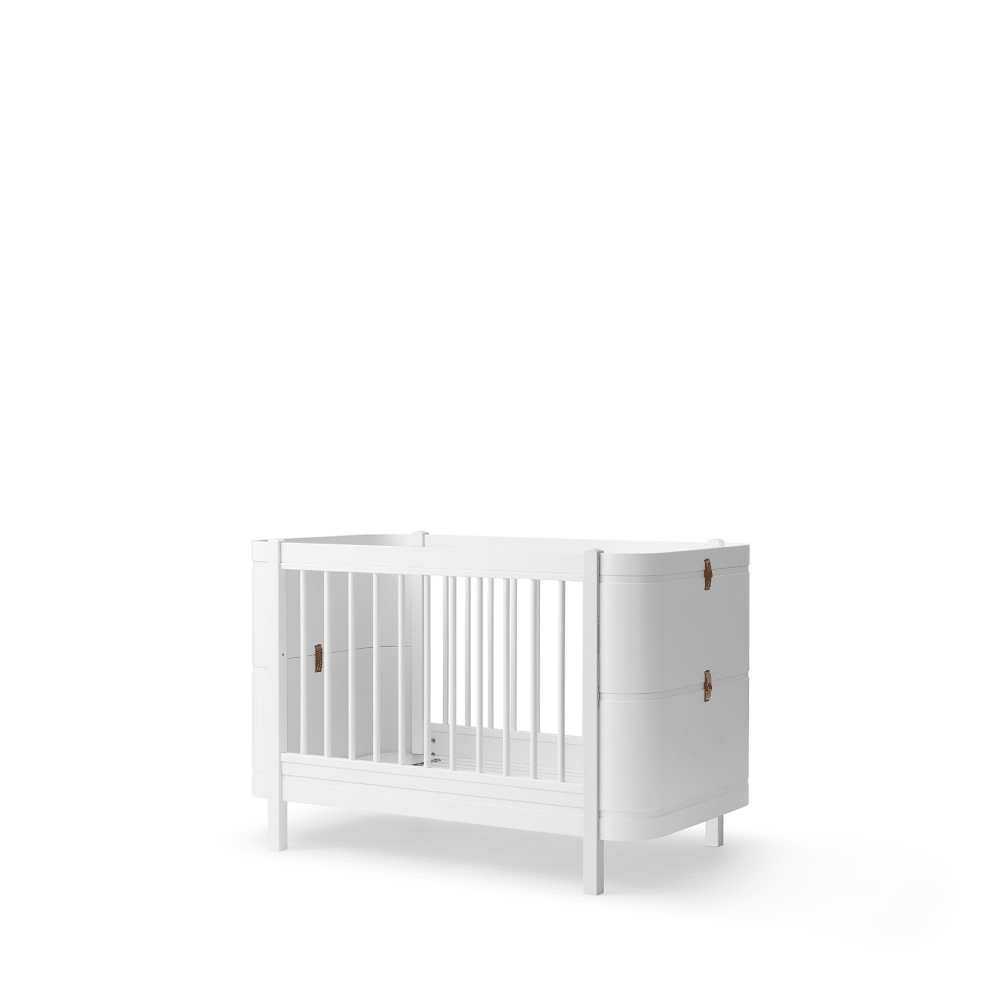 Mini+ Cot Bed Incl. Junior Kit - White (0-9 Years) – Cot Beds for children, available at Learning Bugs UK