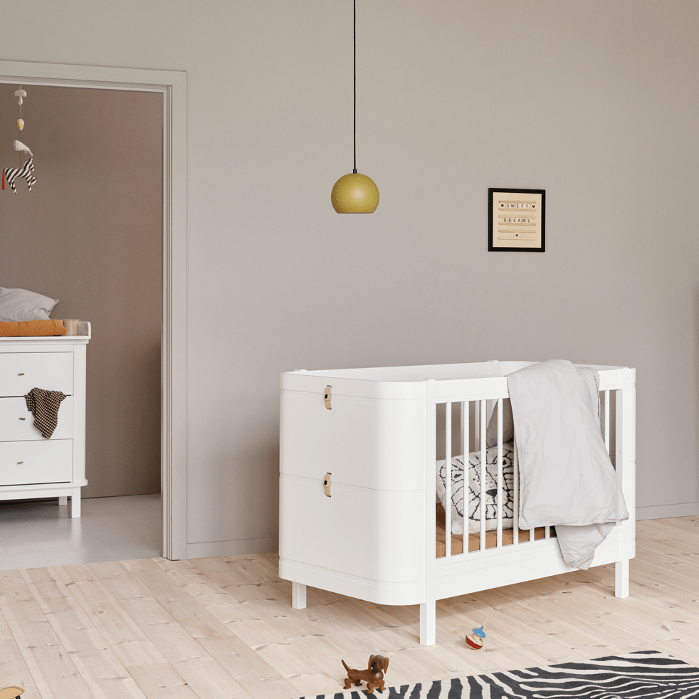 Mini+ Cot Bed - White – Cot Beds for children, available at Learning Bugs UK
