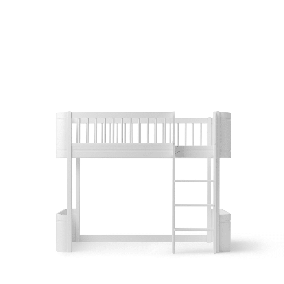 Mini+ Low Loft Bed - White – Loft Beds for children, available at Learning Bugs UK