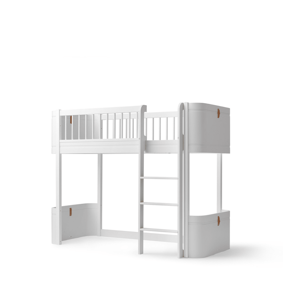 Mini+ Low Loft Bed - White – Loft Beds for children, available at Learning Bugs UK