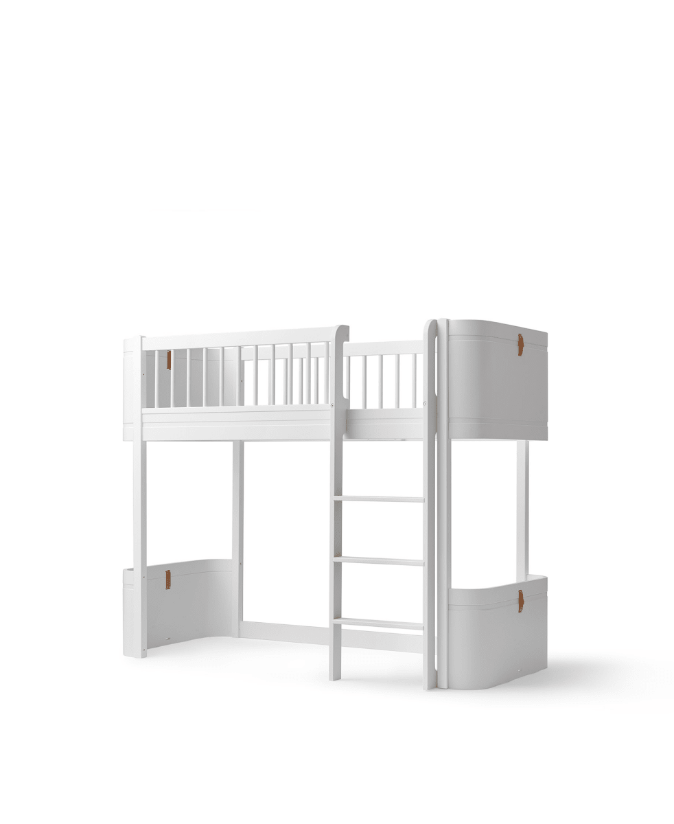 Mini+ Low Loft Bed - White – Loft Beds for children, available at Learning Bugs UK