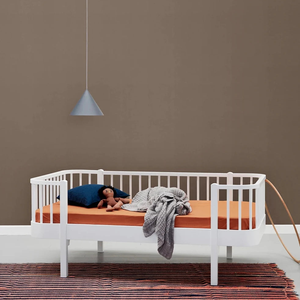 Oliver Furniture Wood Original Junior Day Bed - White – Junior Beds for children, available at Learning Bugs UK