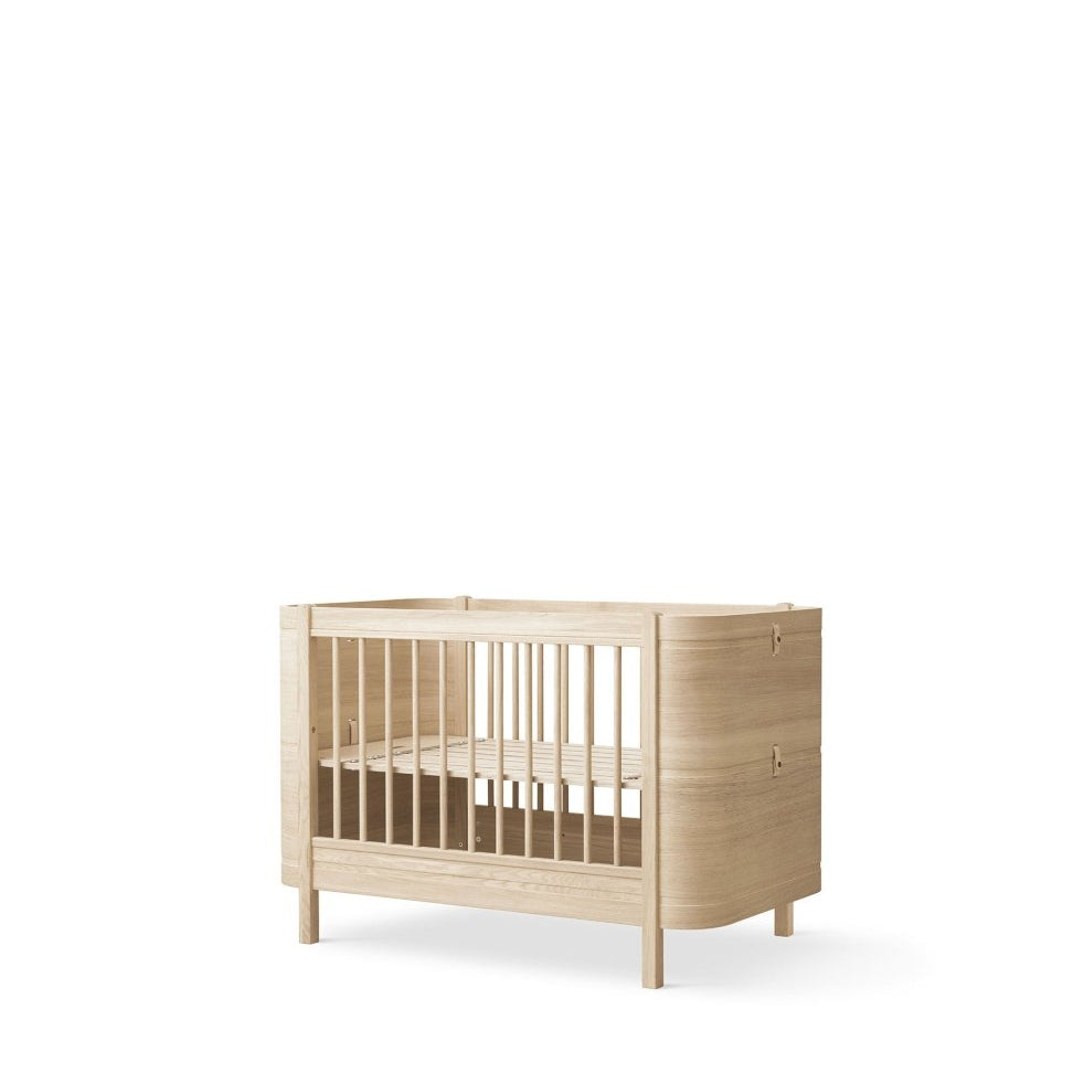 Mini+ Cot Bed - Oak – Cot Beds for children, available at Learning Bugs UK